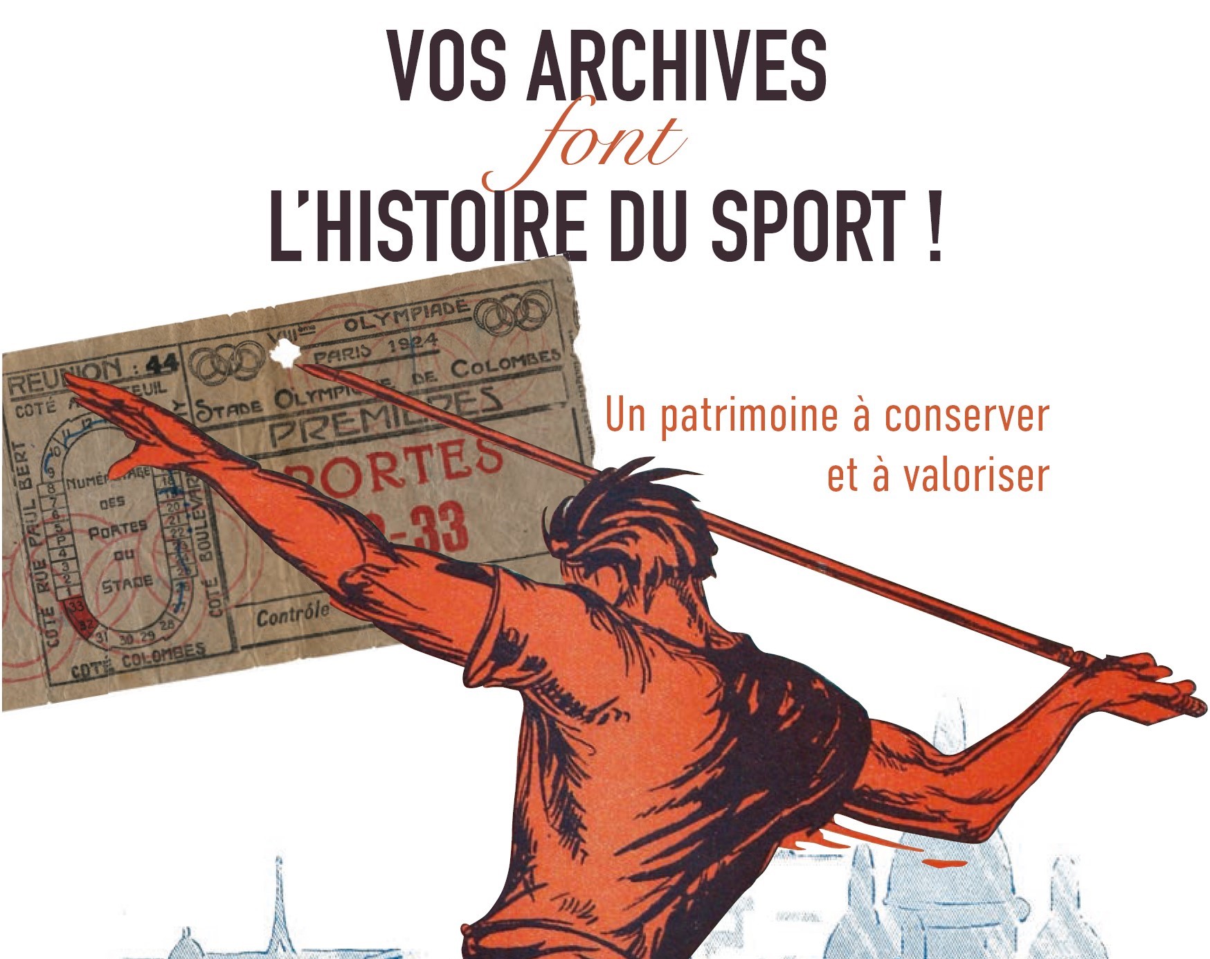 Vos archives font l’histoire du sport : à vos marques, prêt ? Archivez ! 