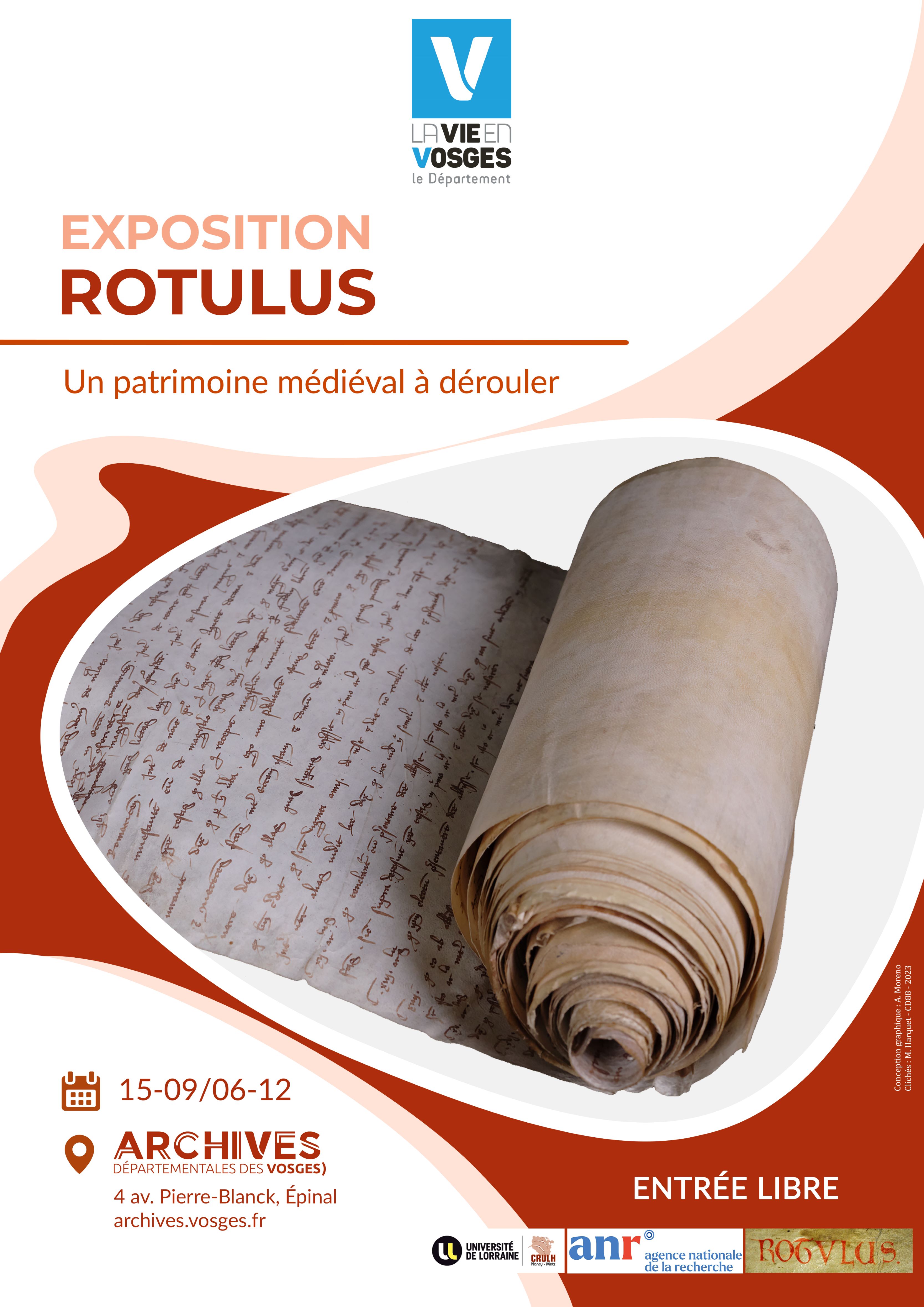 Affiche de l'exposition Rotulus