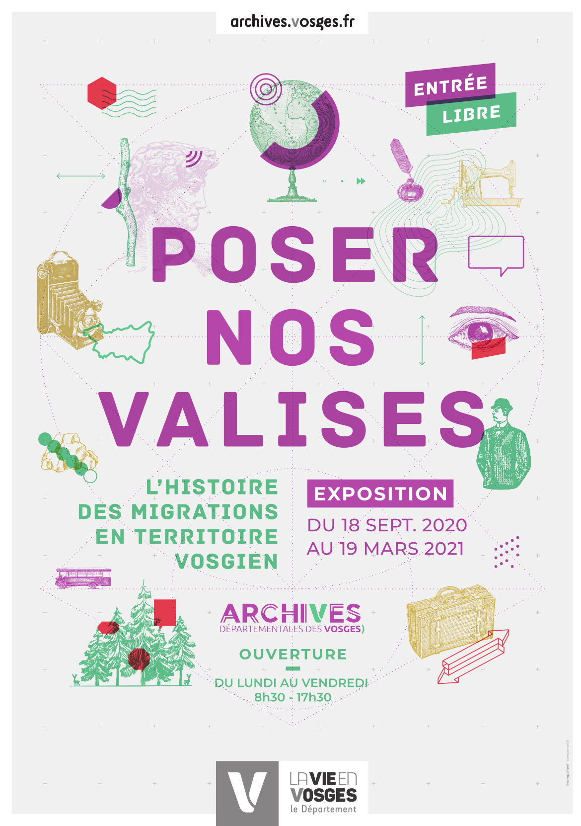 Exposition : Poser nos valises